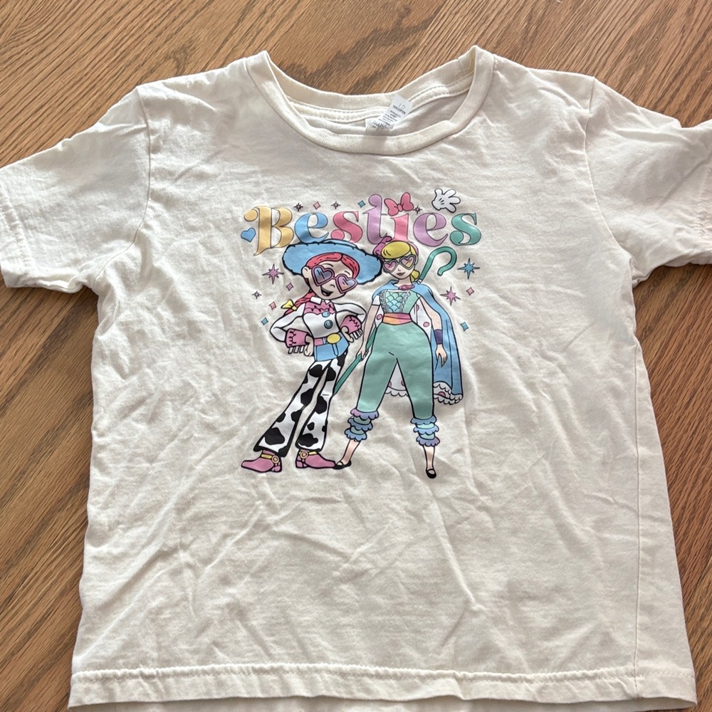 Kids 'Besties' Graphic Tee - Cream